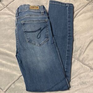 Jordache Blue Skinny Jeans Stretchy Denim